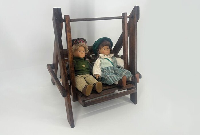 Antique Irish Dolls with Swing - Image 2