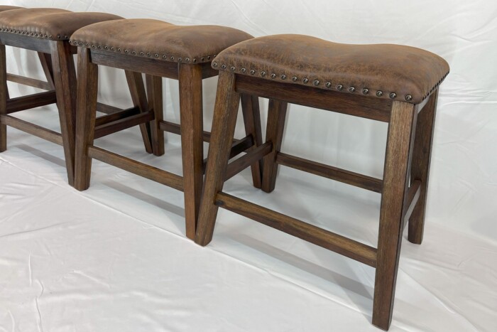 Leather Stools - Image 2