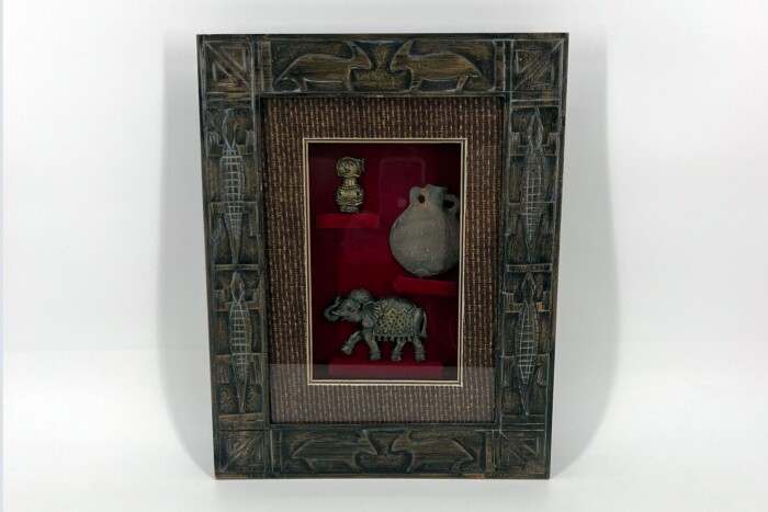 Elephant African Shadow Box