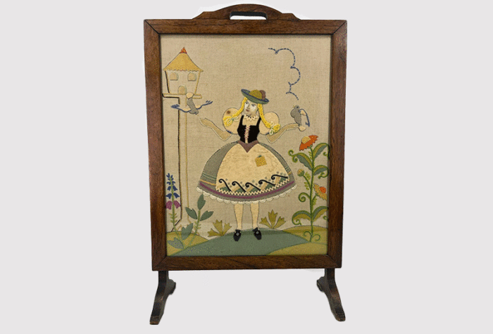 Antique Fireplace Stitching