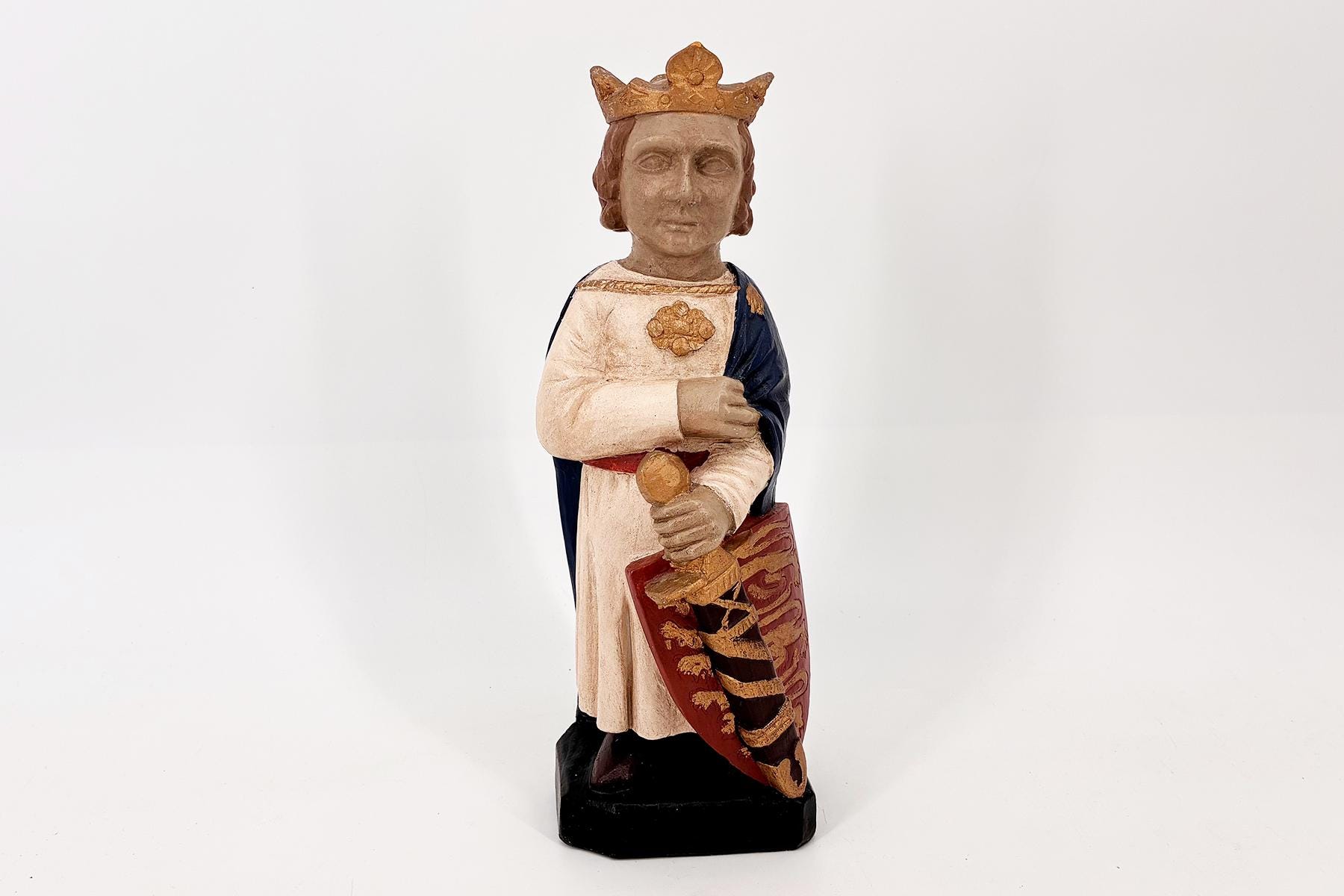 Hand-Painted Royal Figure