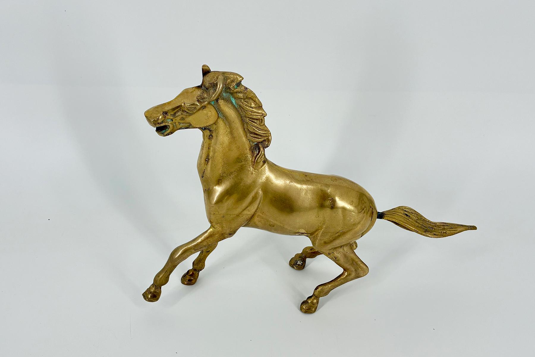 Vintage Brass Statue - Image 2