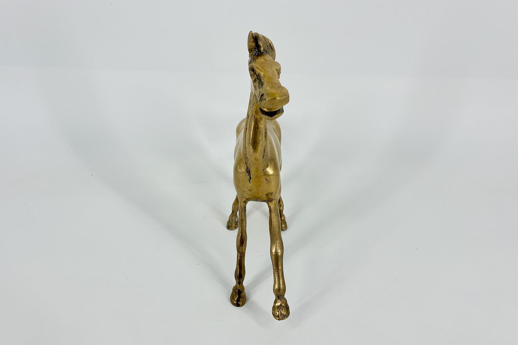 Vintage Brass Statue - Image 4
