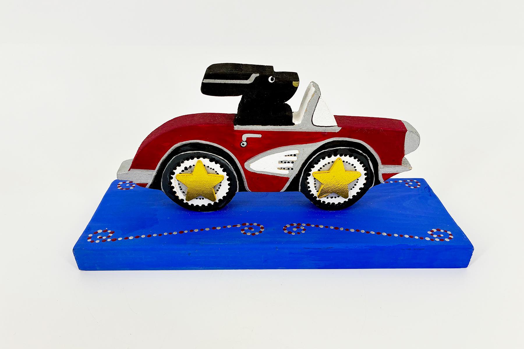 Handmade Racing Wooden Dog - Image 3